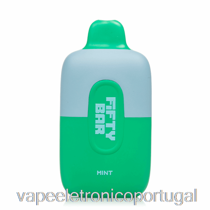Vape Eletrônico Cinquenta Bar 6500 Descartável Menta